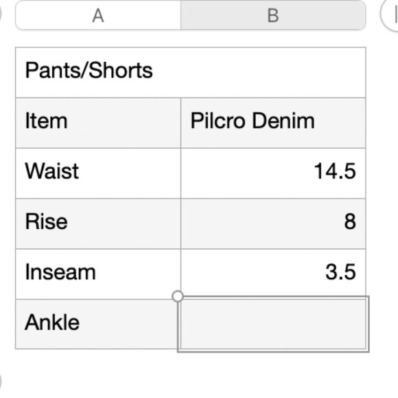 PILCRO and the Letterpress Roll-Up Stretch Denim Shorts Women's 4 / 27 - Picture 7 of 7